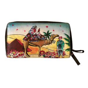 Artistic Expressions By Shariff Hand Painted Egyptian Wedding Wallet